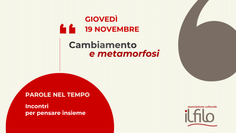 Parole nel Tempo - il cambiamento - novembre